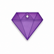Hondentag full lavender diamant