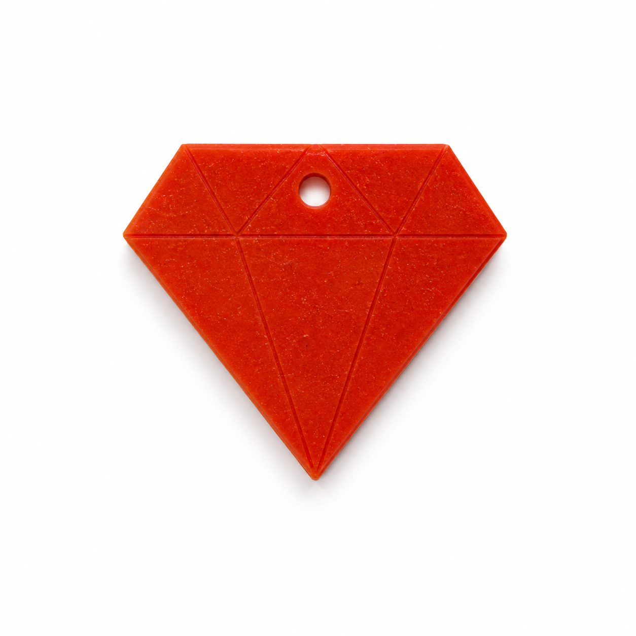 Hondentag ruby diamant