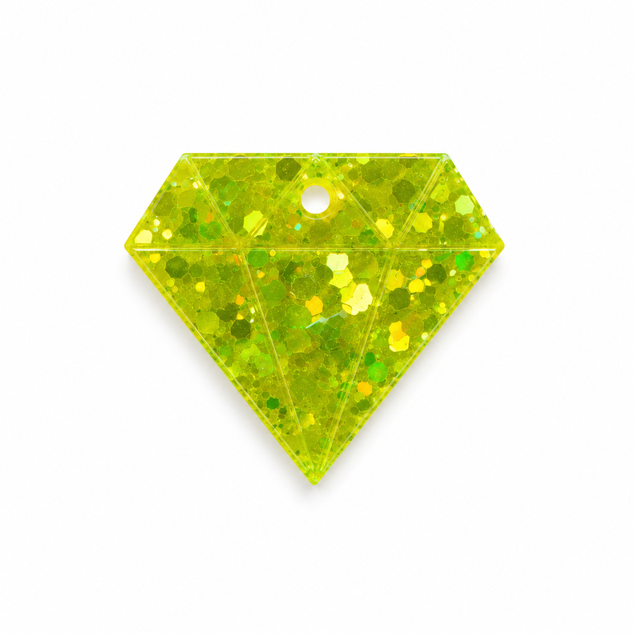 Hondentag glitter citrine diamant