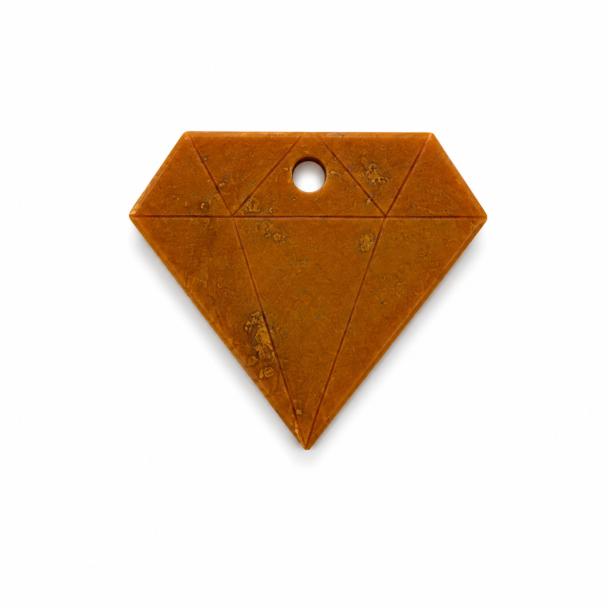 Hondentag amber diamant