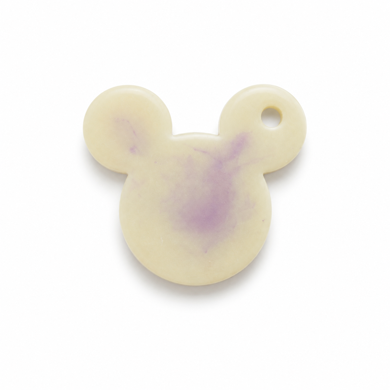 Hondentag glitter white magic mickey