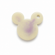 Hondentag glitter white magic mickey