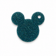 Hondentag blue sparkle mickey