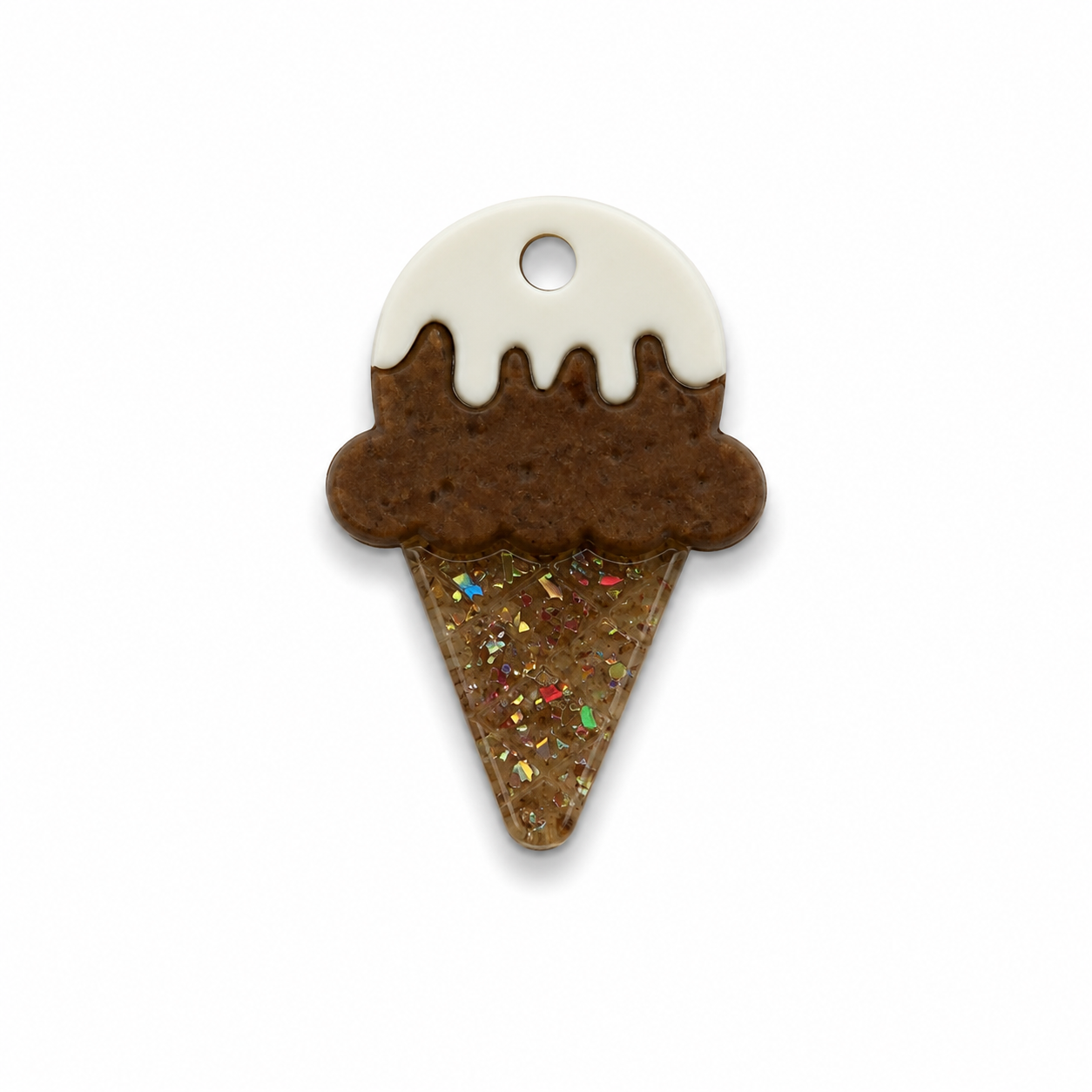 Hondentag chocolate drip ijsje