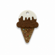 Hondentag chocolate drip ijsje