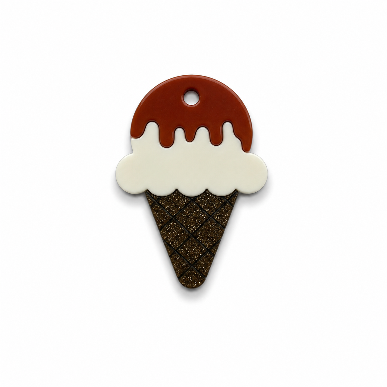 Hondentag caramel drip ijsje
