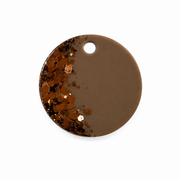 Hondentag rond bruin
