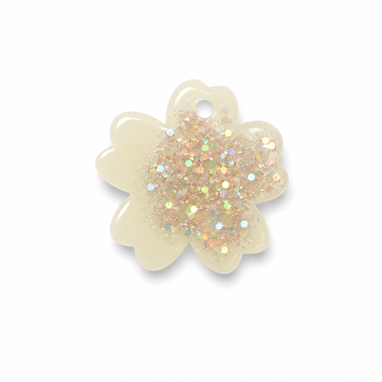 Hondentag white sparkle sakura bloem