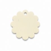 Hondentag witte hortensia bloem