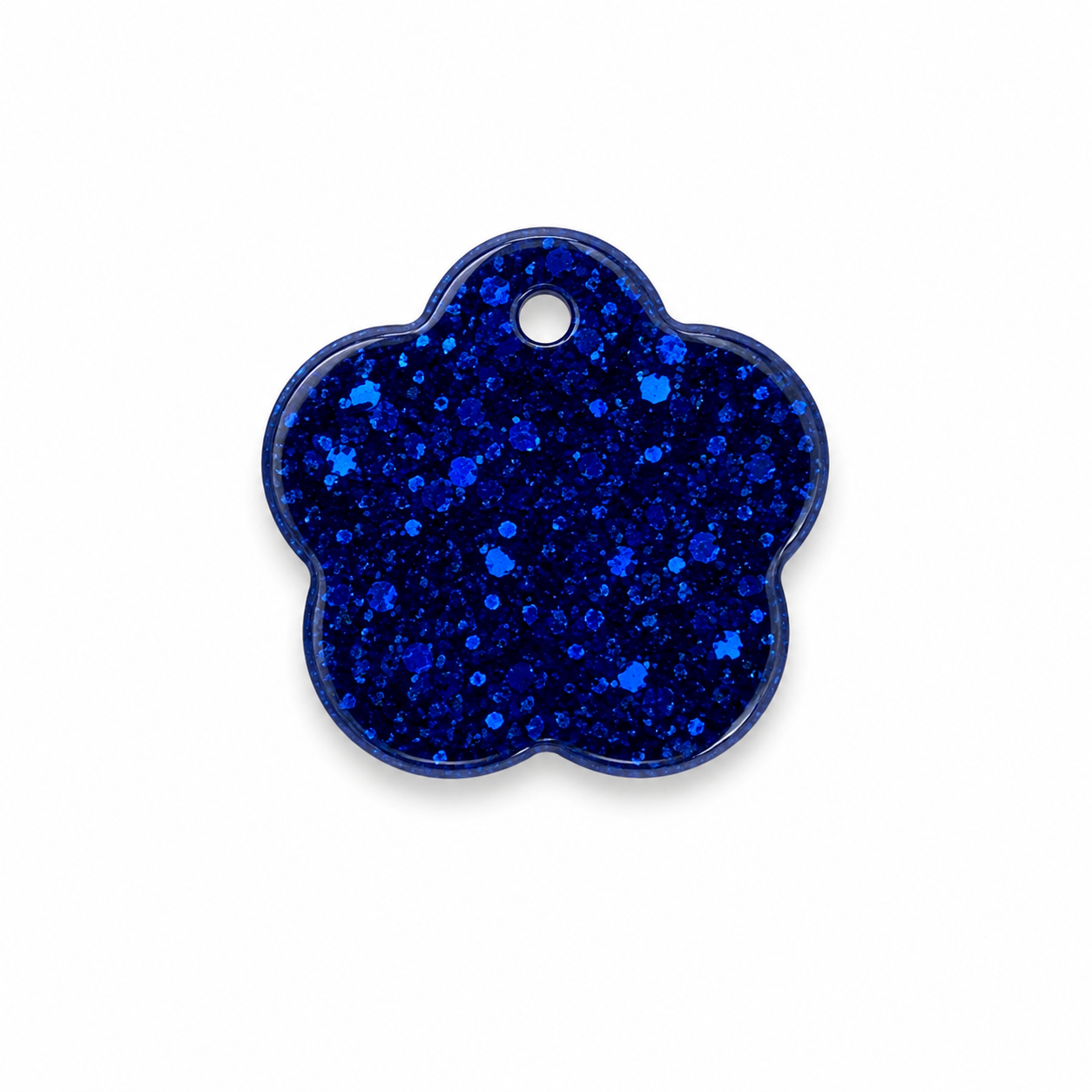 Hondentag dark blue sparkle margriet bloem