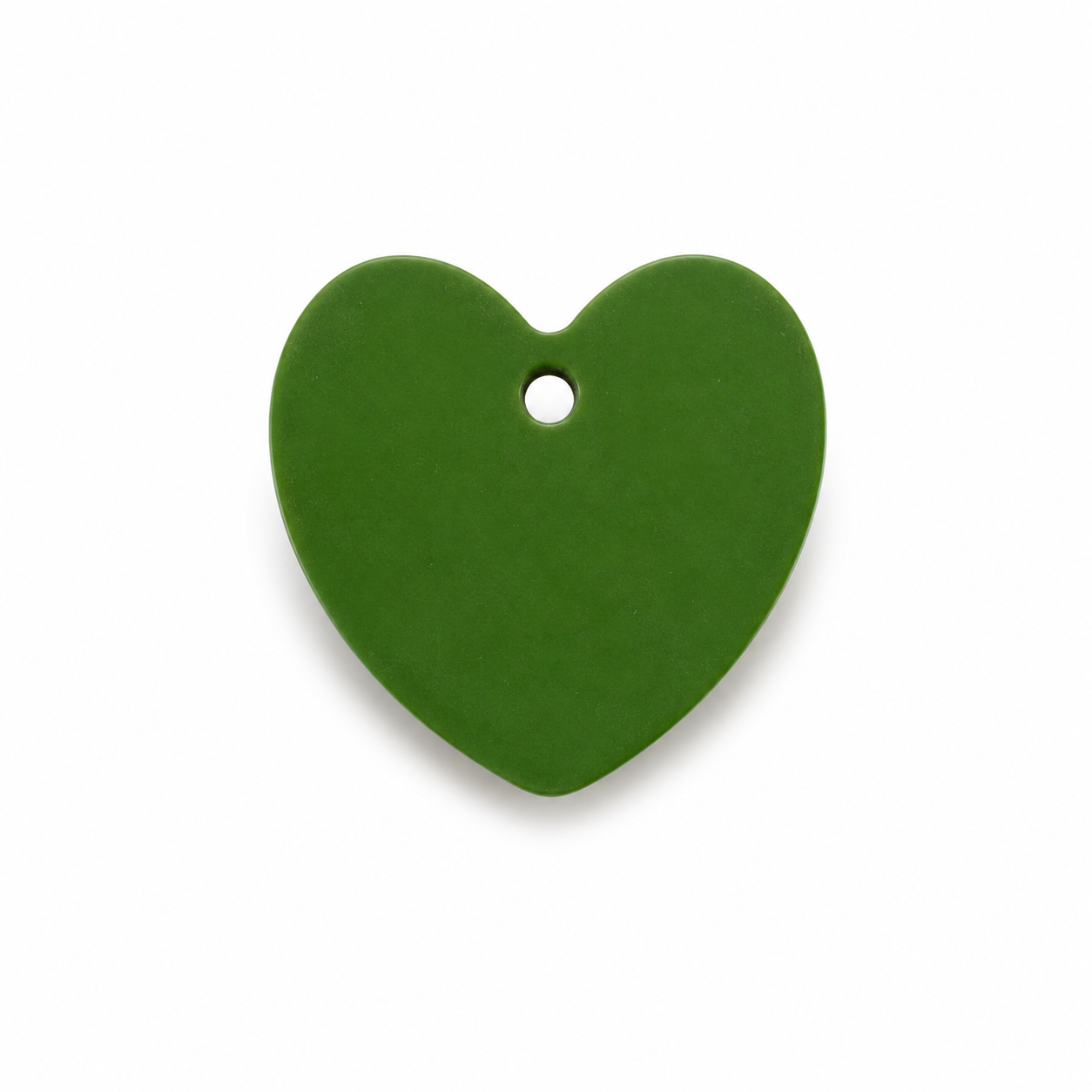 Hondentag olive hartje MINI