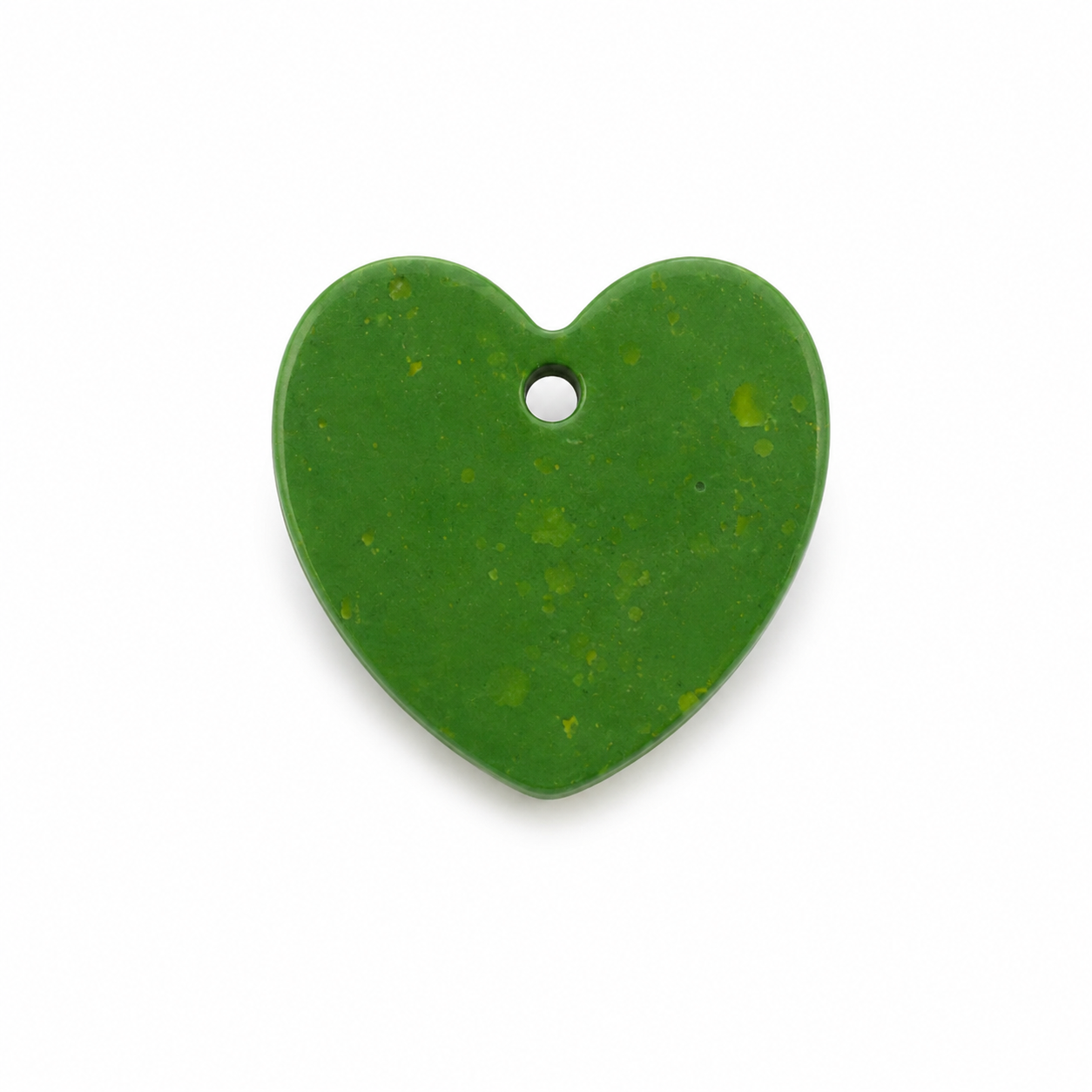 Hondentag glitter olive hartje MINI