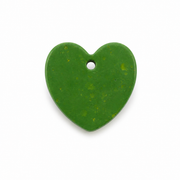Hondentag glitter olive hartje mini