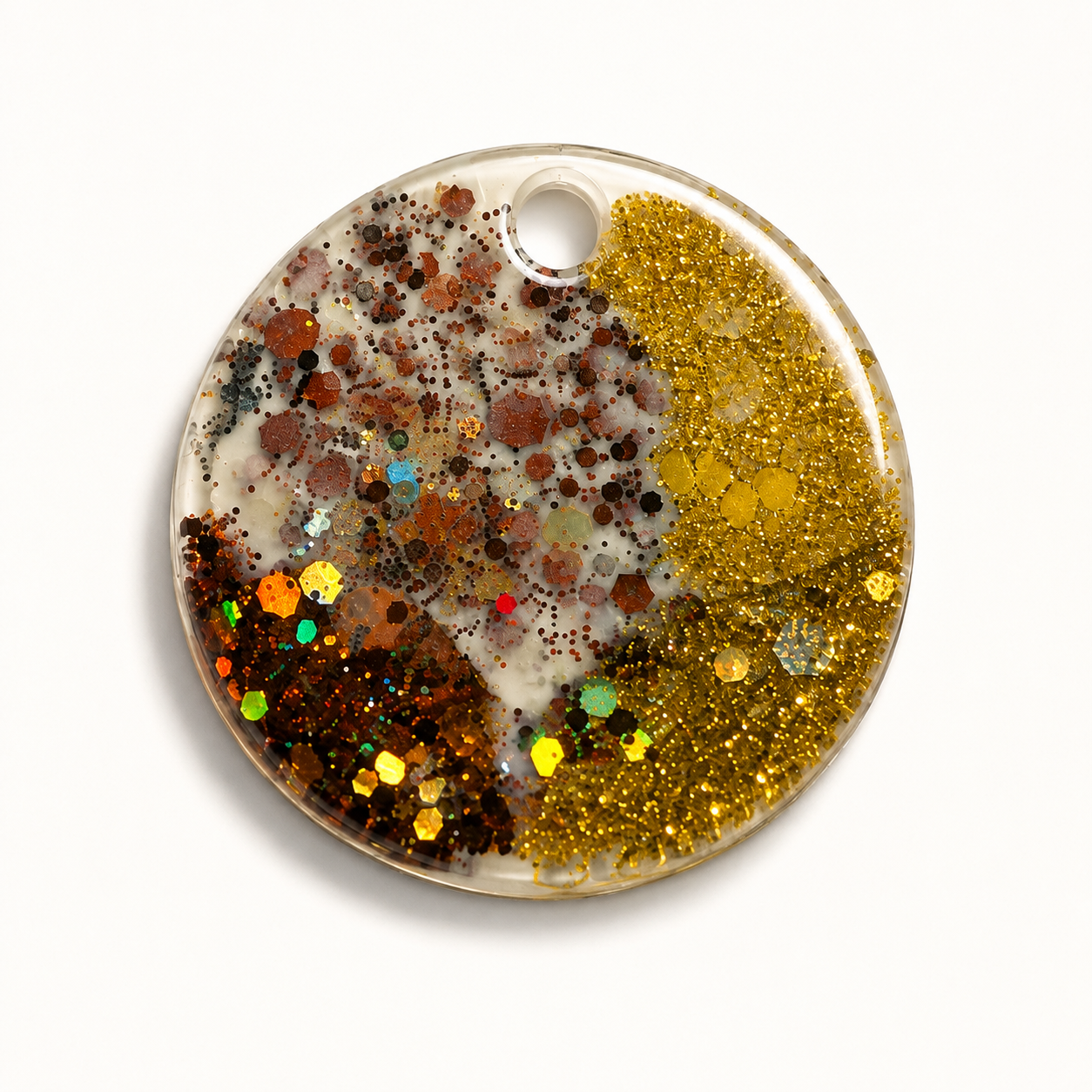 Hondentag glitter maan cirkel