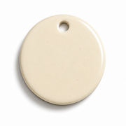 Hondentag off white cirkel