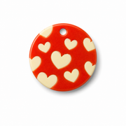 Hondentag WK oranje met gele hartjes