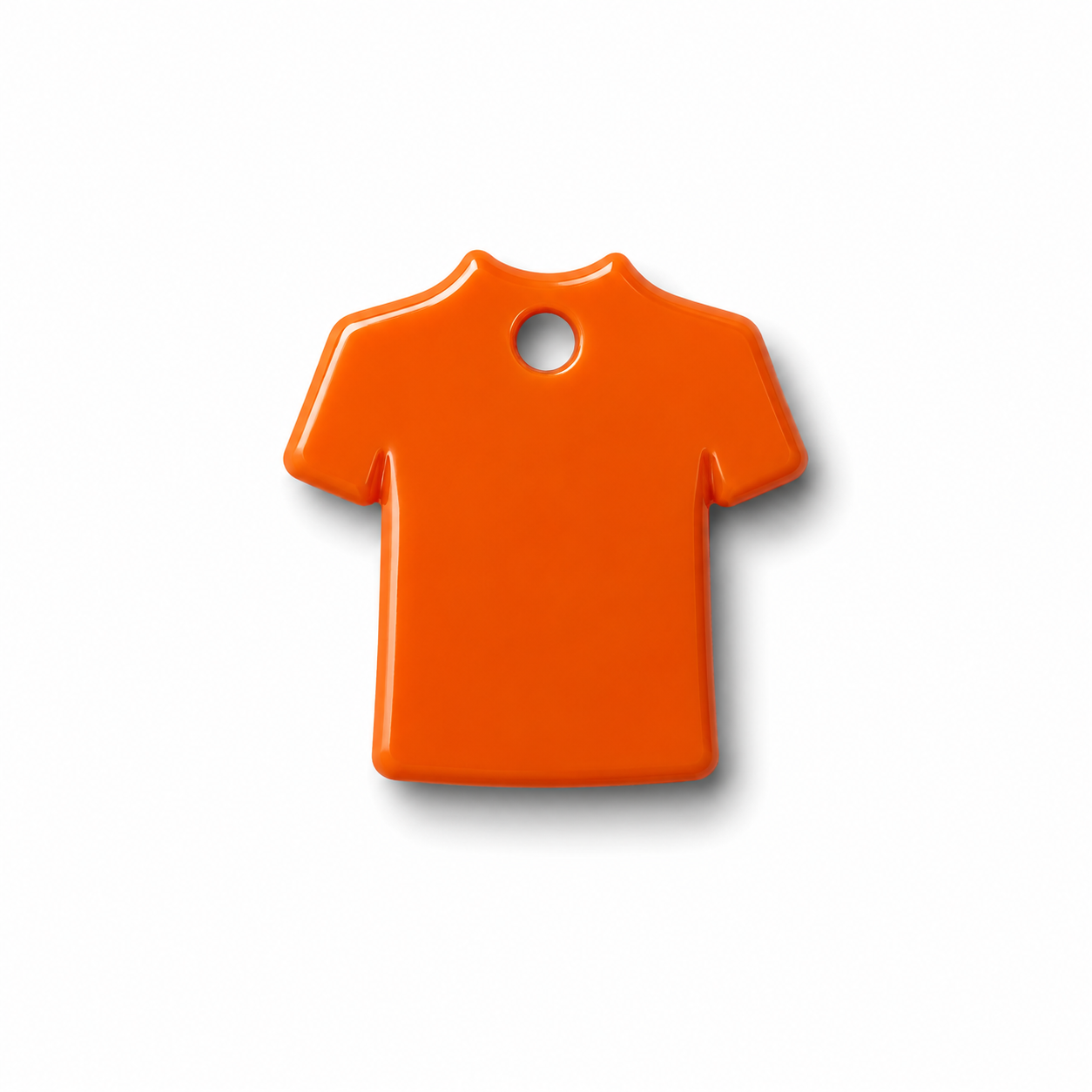 Hondentag WK oranje Metallic shirt klein