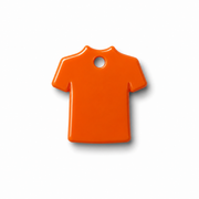 Hondentag WK oranje Metallic shirt MINI