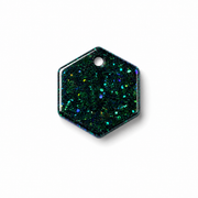 Hondentag glitters Hexagon