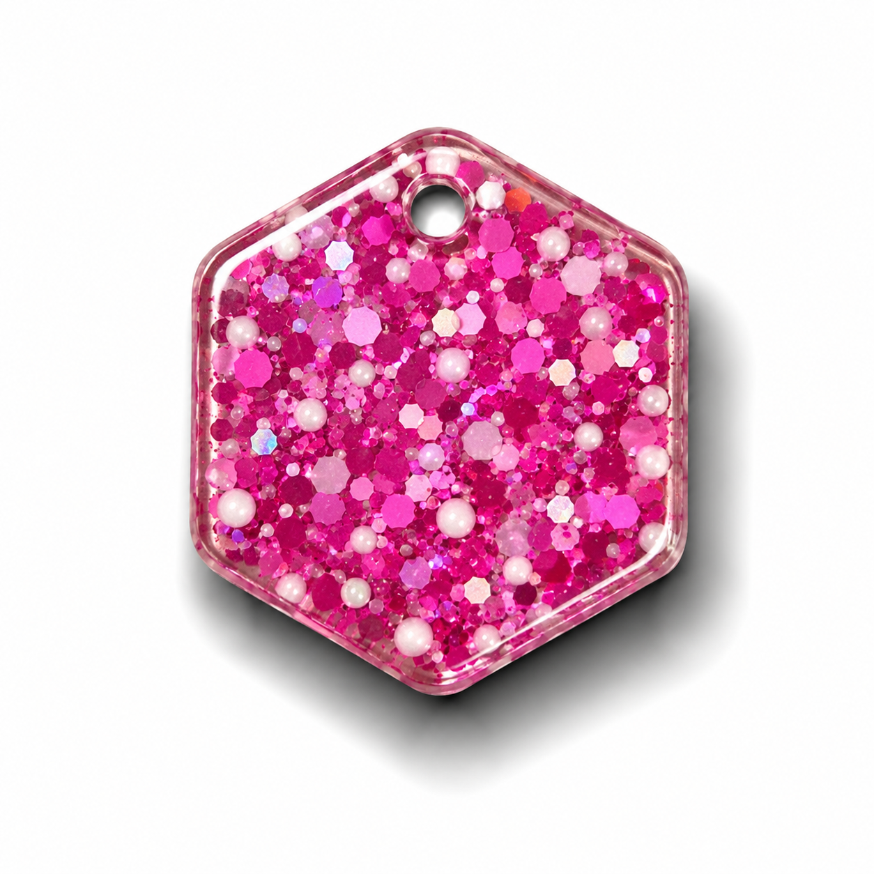 Hondentag confetti Hexagon