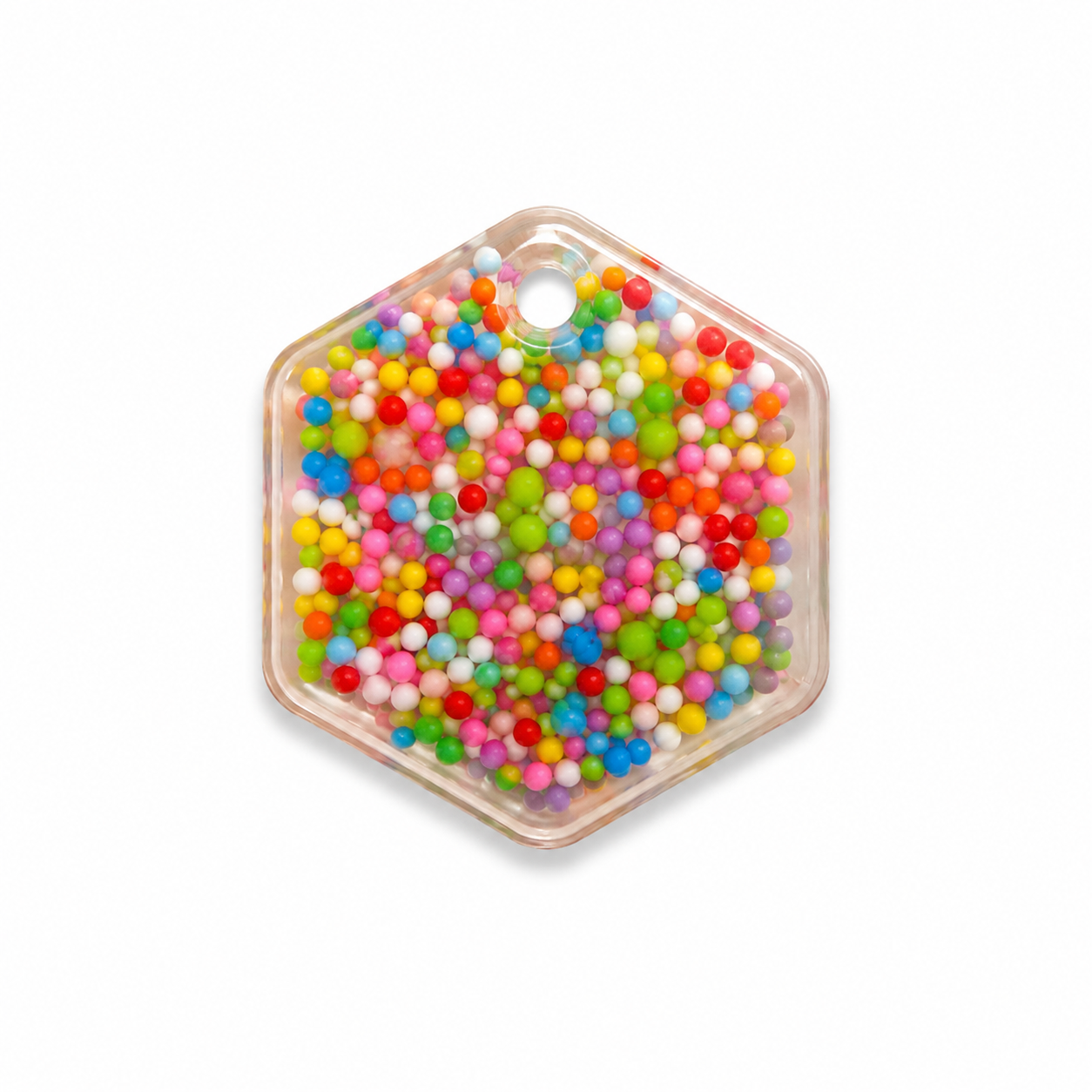 Hondentag confetti Hexagon