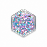 Hondentag confetti Hexagon