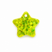 Hondentag Neon geel Ster