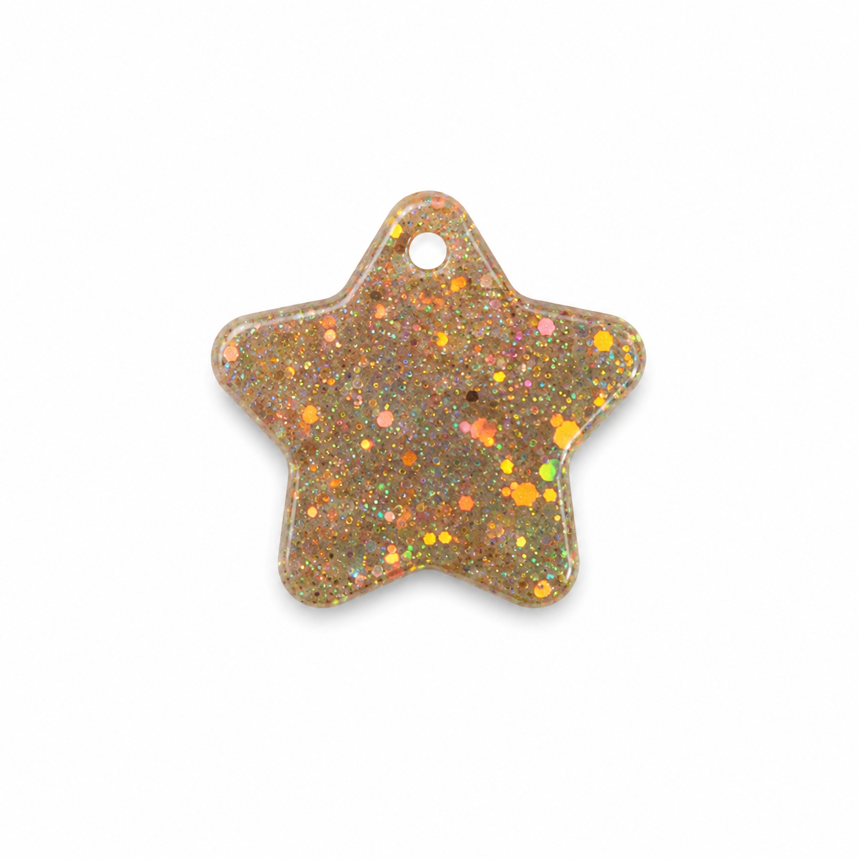 Hondentag confetti glitter Ster