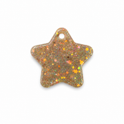 Hondentag confetti glitter Ster
