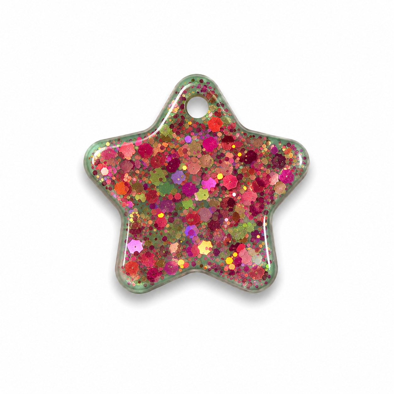 Hondentag confetti glitter Ster