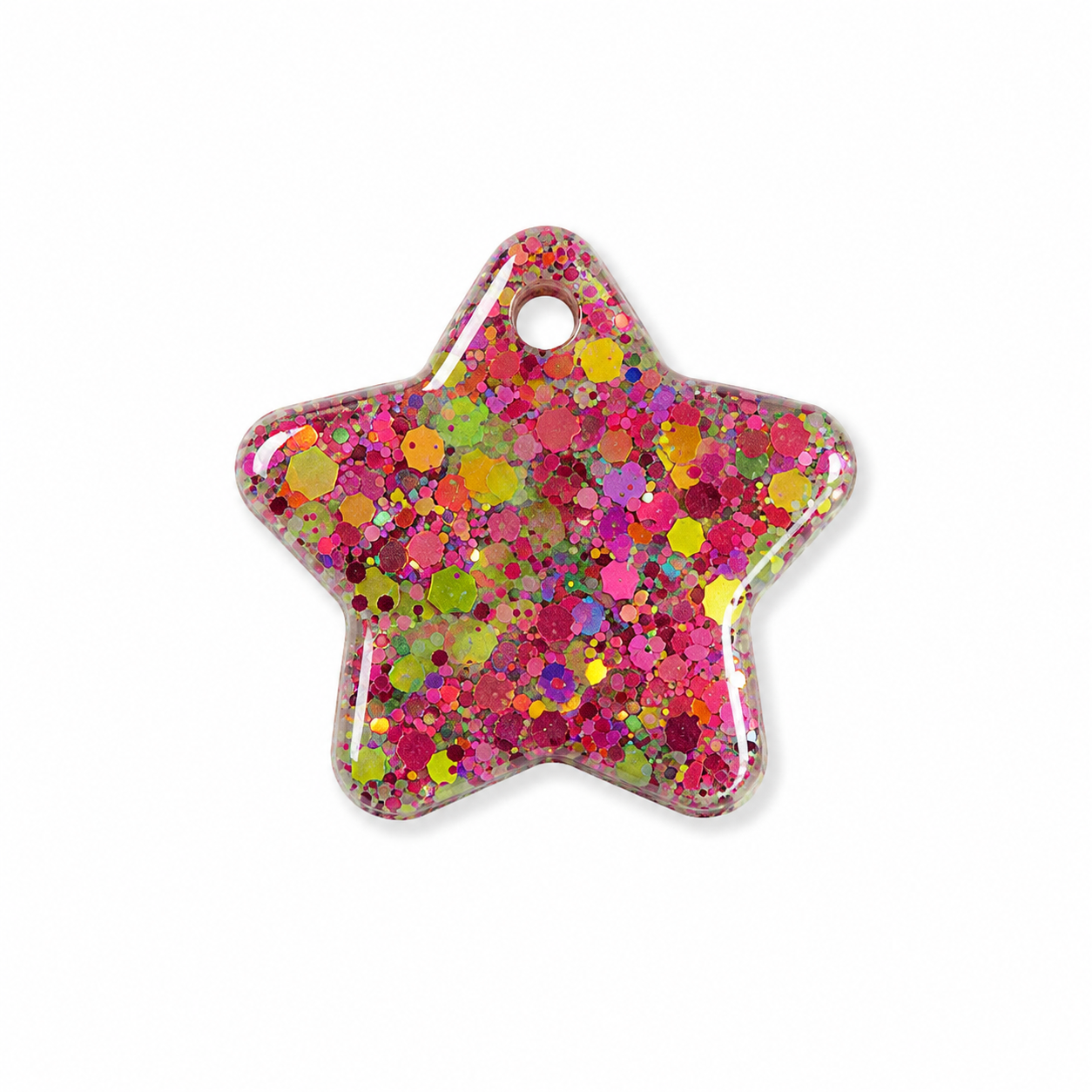 Hondentag confetti glitters Ster