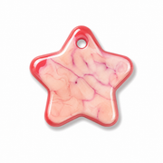 Hondentag Roze wit Ster