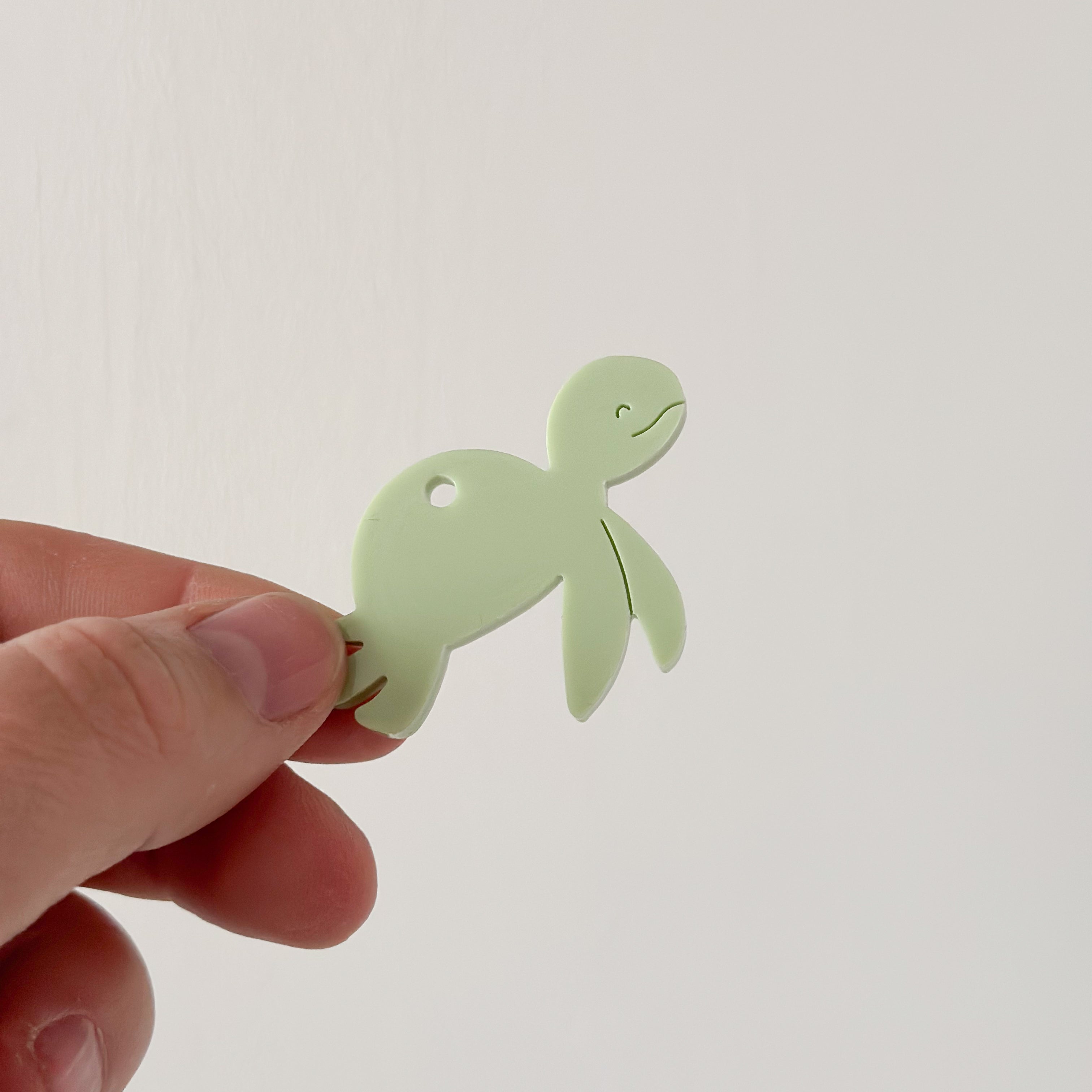 Hondentag schildpad groen