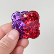 Hondentag rood  paars