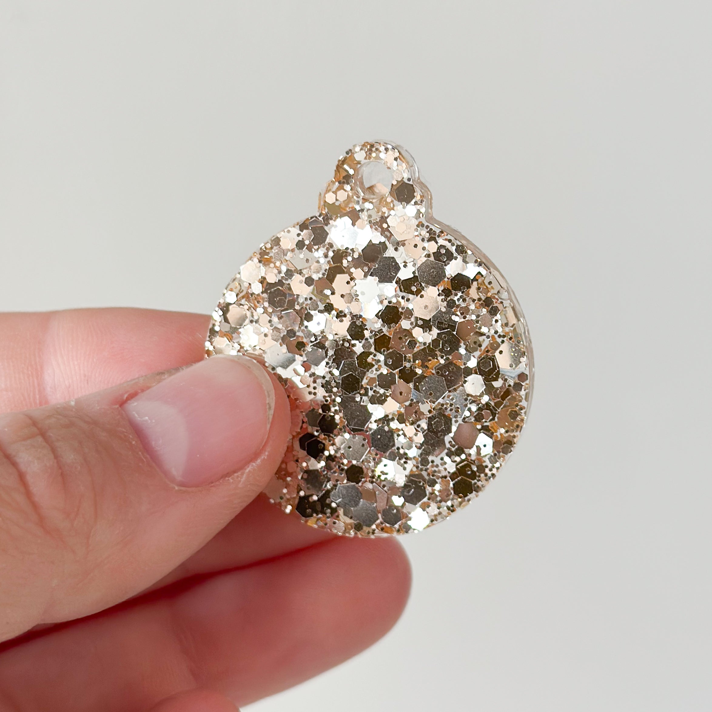 Hondentag kerstbal goud