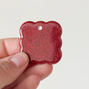 Hondentag rode glitters