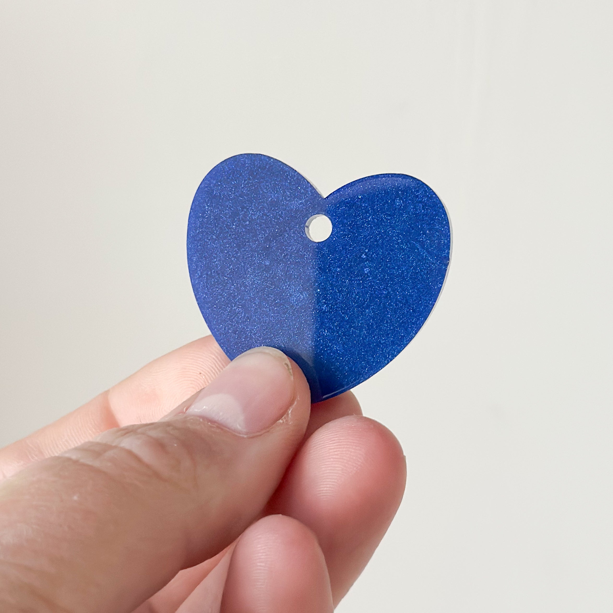 Hondentag hartje blauw