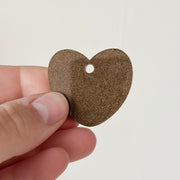 Hondentag hartje bruin