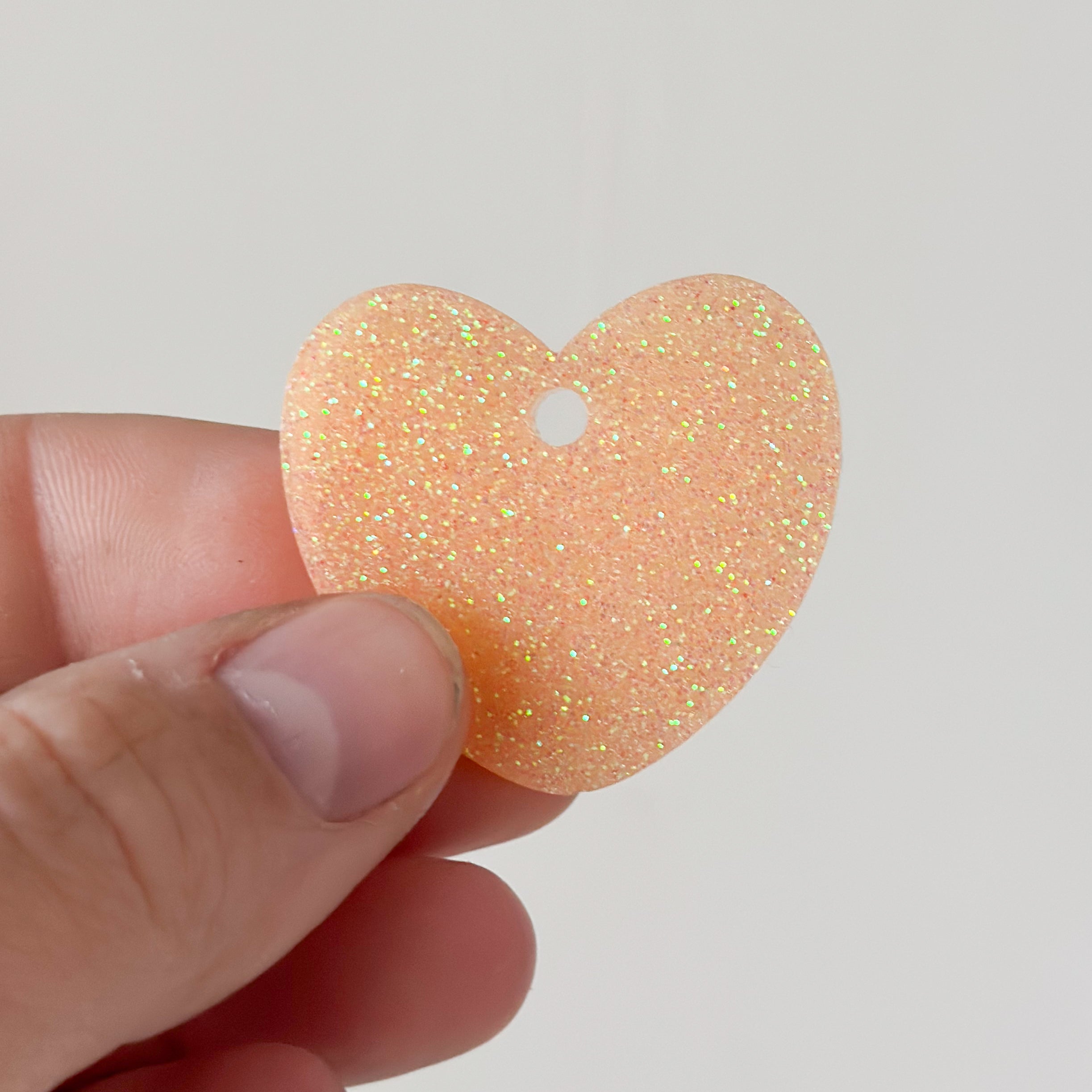 Hondentag hartje beige