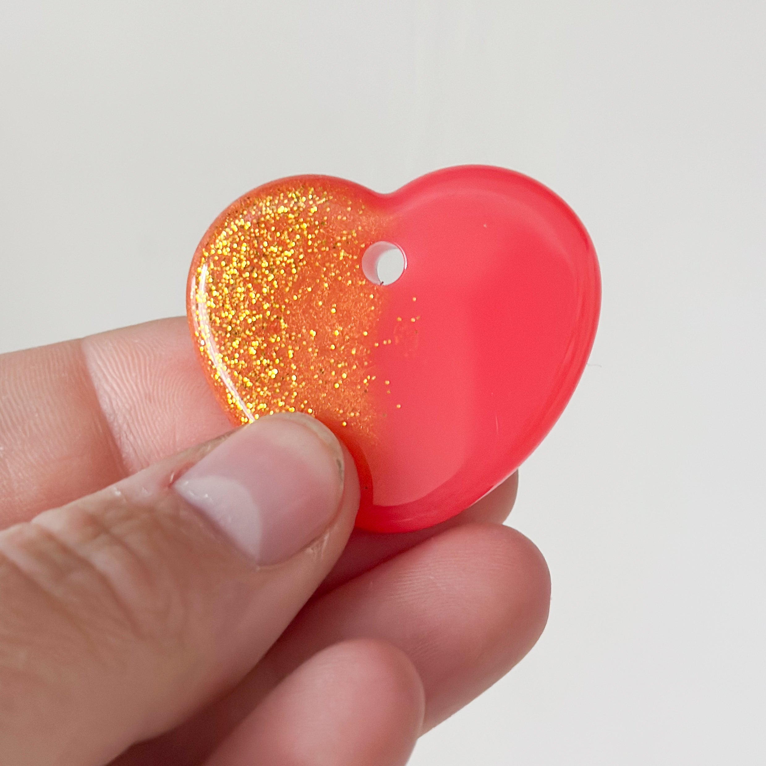 Hondentag hartje roze goud