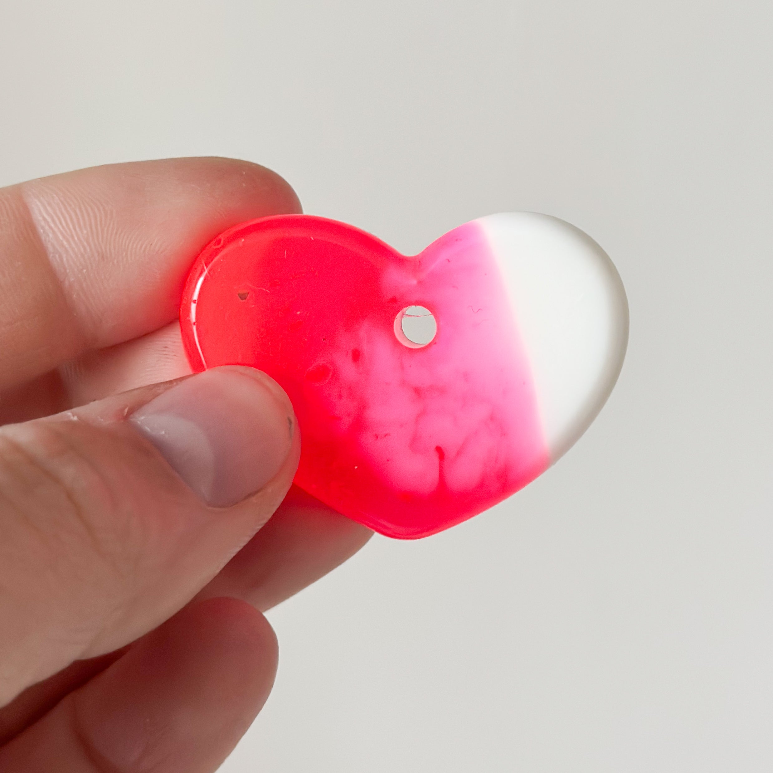 Hondentag hartje roze wit