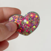 Hondentag hartje confetti