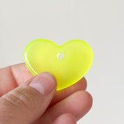 Hondentag hartje glow in the dark