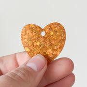 Hondentag hartje glitter