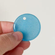 Tag rond glow in the dark blauw