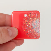 Hondentag roze met glitter