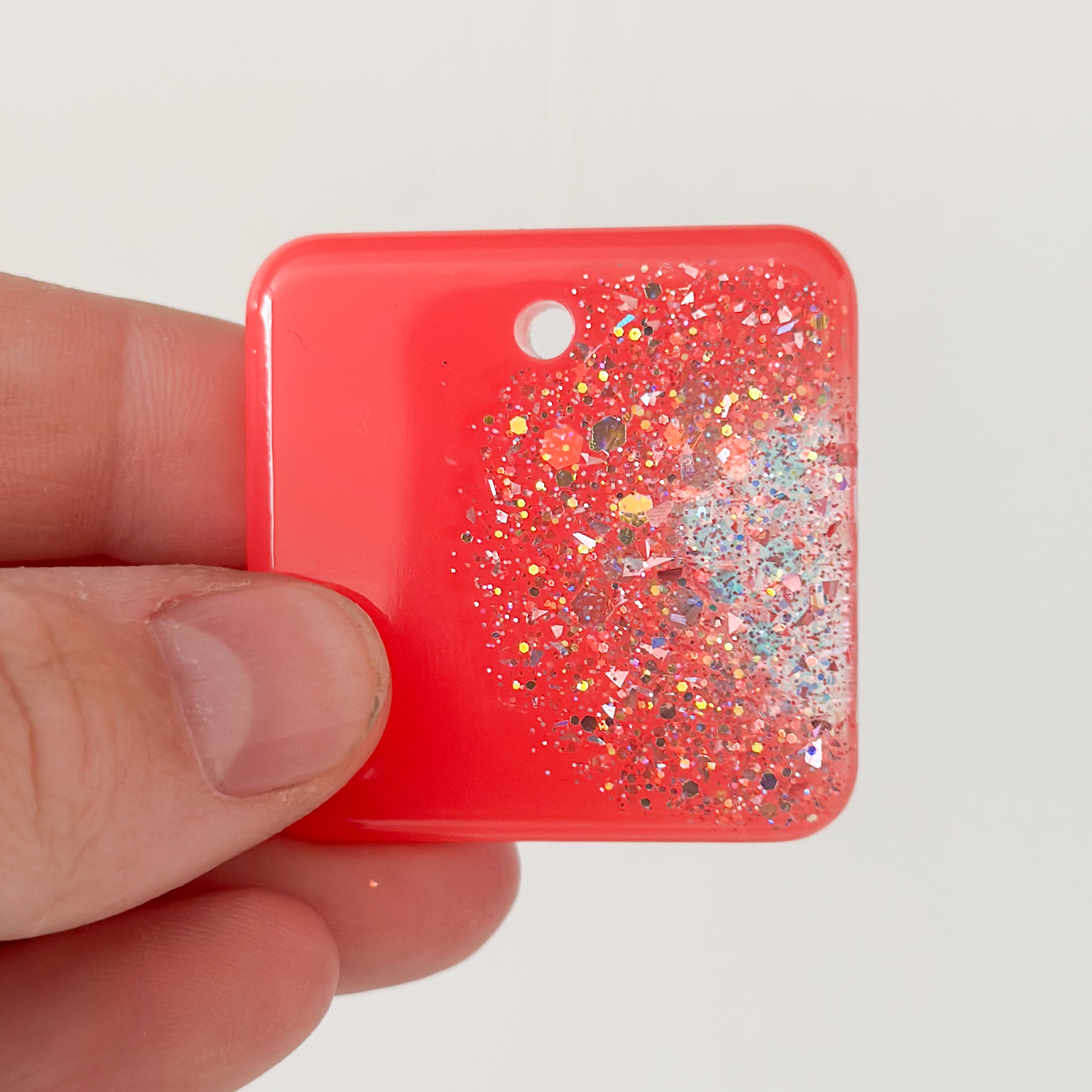 Hondentag roze met glitter