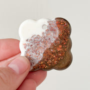 Hondentag wit en bruin