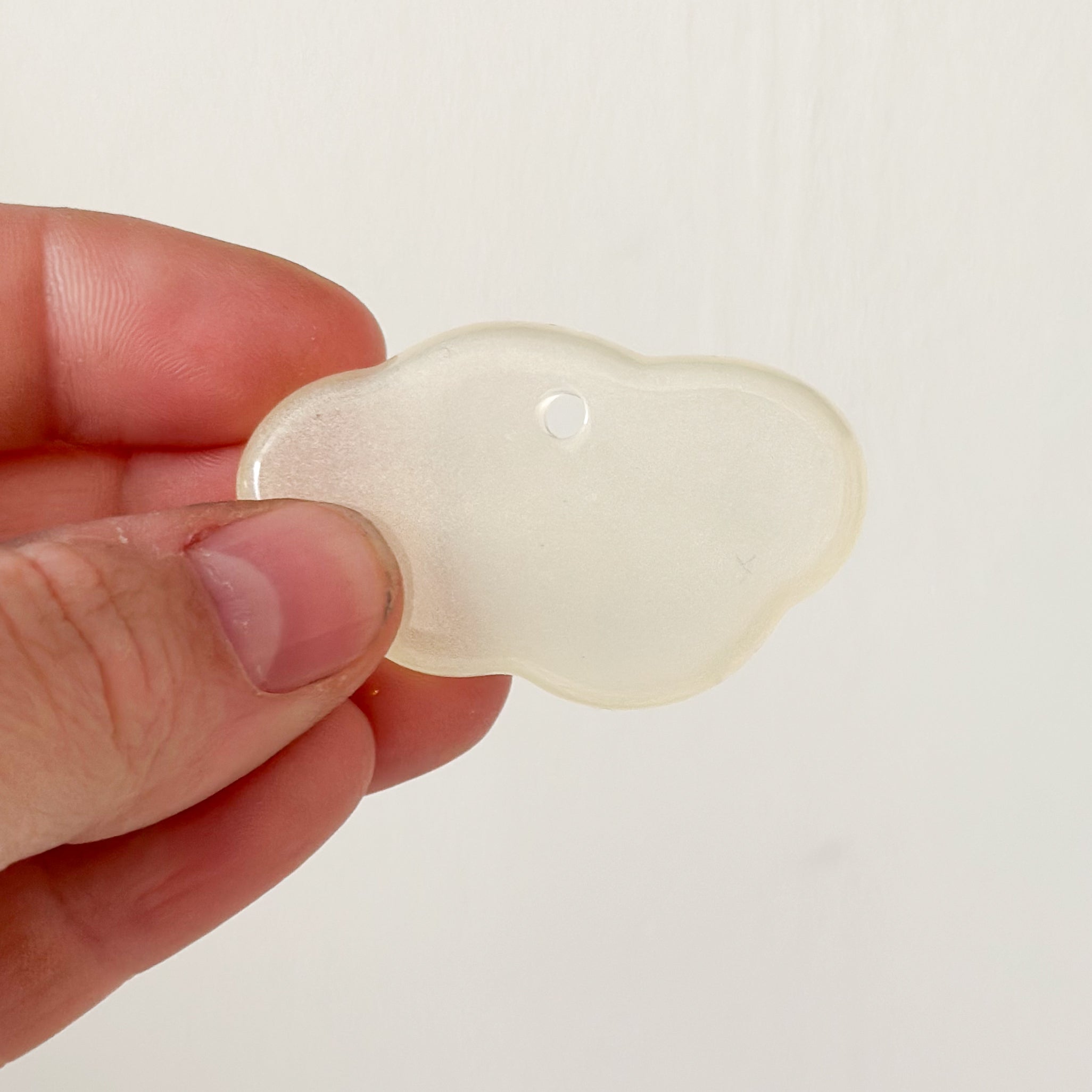 Hondentag wolkje glow in the dark