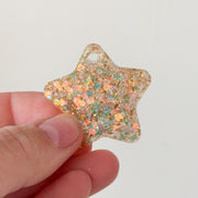 Tag ster paars en wit